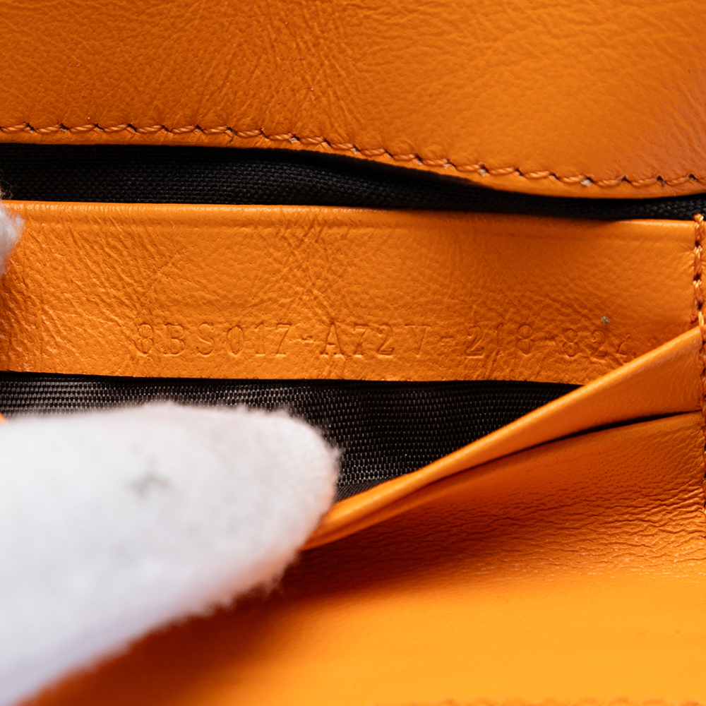 Pre-Loved Fendi Mini Zucca Embossed Leather Baguette Satchel - Picture 6 of 8